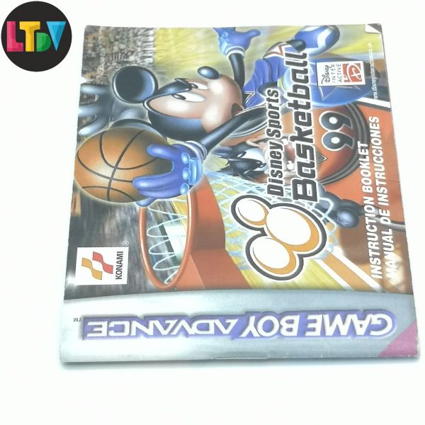 Manual Disney Sports Basketball GBA