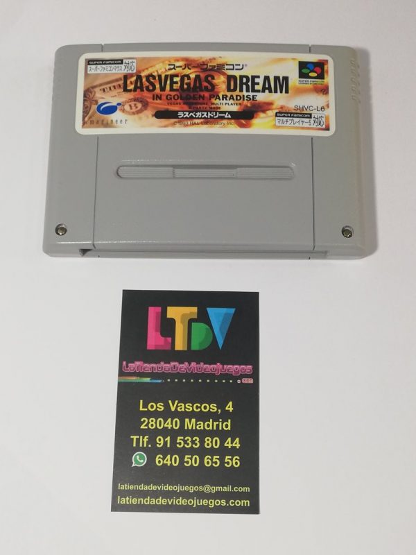 Las Vegas Dream Golden Super Famicom SHVC-L6