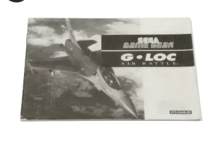 Manual G-LOC Air Battle Game Gear