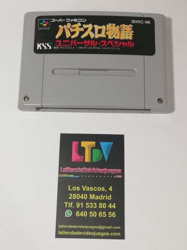 Pachi Slot Monogatari Super Famicom SHVC-9K