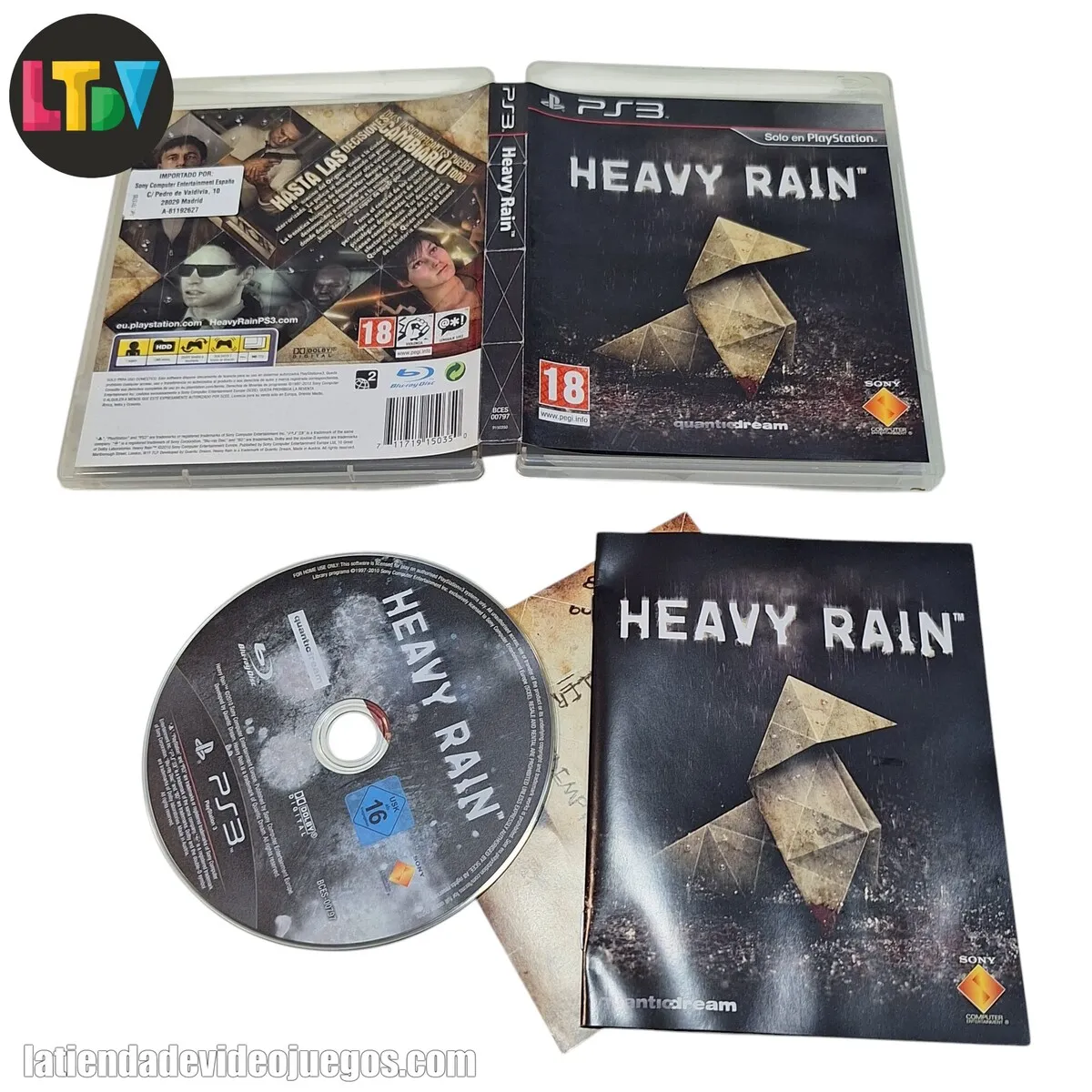 Comprar Heavy Rain PS3 La Tienda De Videojuegos 👾