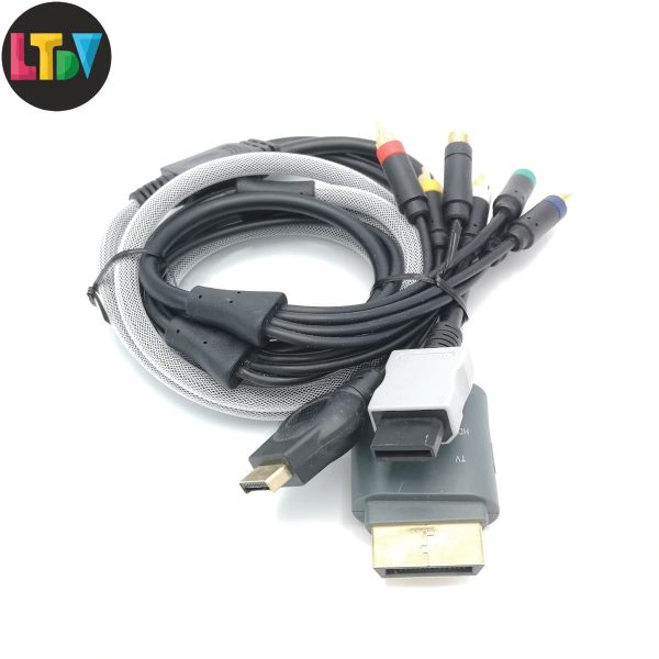 Cable componentes RGB Xbox 360 PS2 Wii