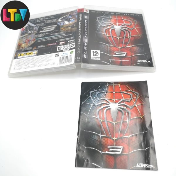 Caja Manual Spider Man 3 PS3