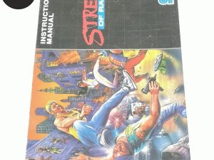 Manual Streets of Rage Mega Drive