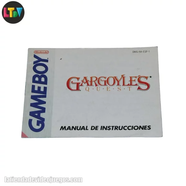 Manual Gargoyle's Quest Game Boy