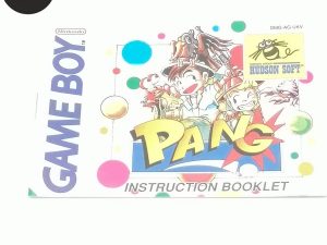Manual Pang Game Boy