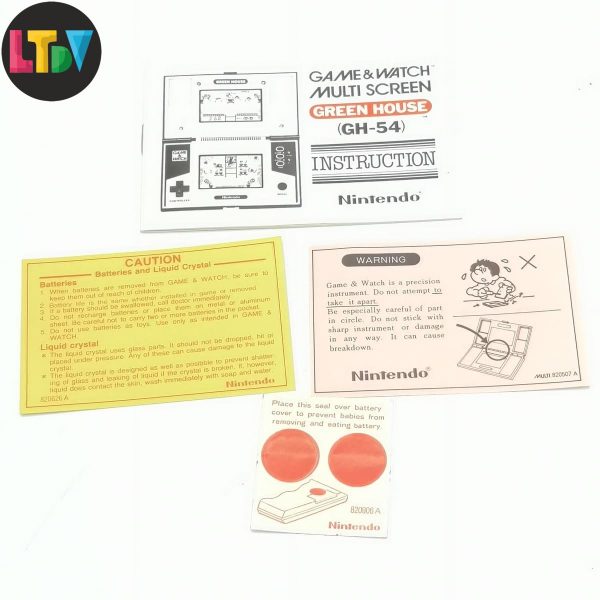 Mananual  Game & Watch Mickey & Donald
