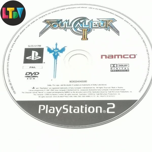CD Soulcalibur II PS2