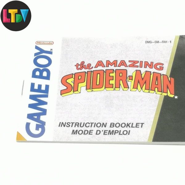manual spider man game boy