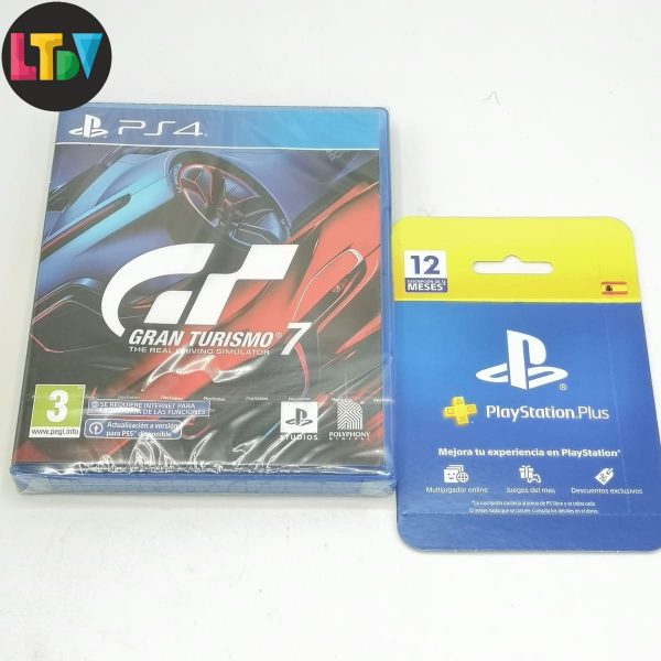 Pack Gran Turismo 7 Suscripción 12 meses PS4