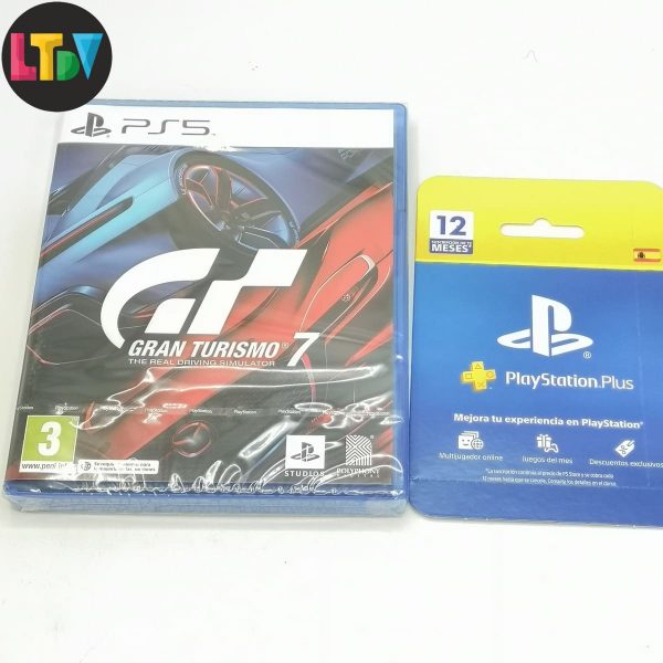 Pack Gran Turismo 7 Suscripción 12 meses PS5