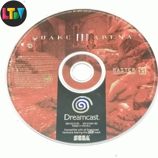 CD Quake III Arena Dreamcast