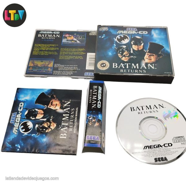 Batman Returns Mega CD SpineCard