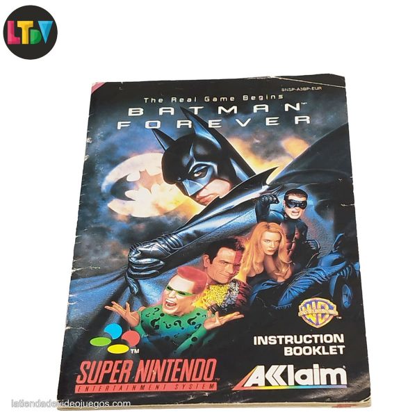 Manual Batman Forever SNES