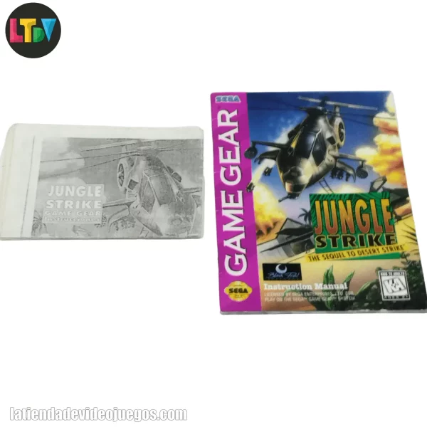 Manual Jungle Strike Game Gear