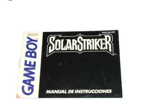 Manual SolarStriker Game Boy