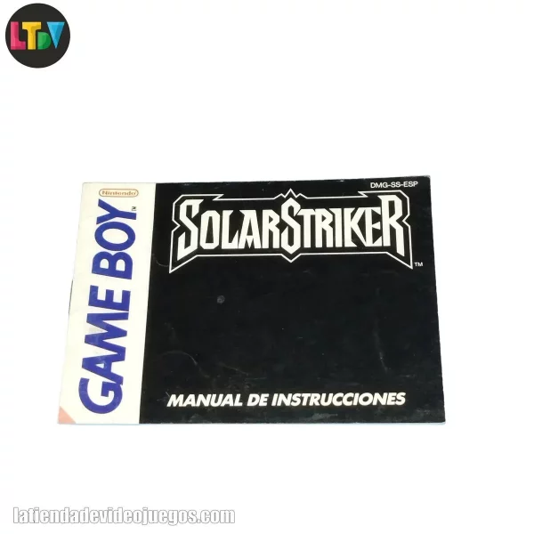 Manual SolarStriker Game Boy