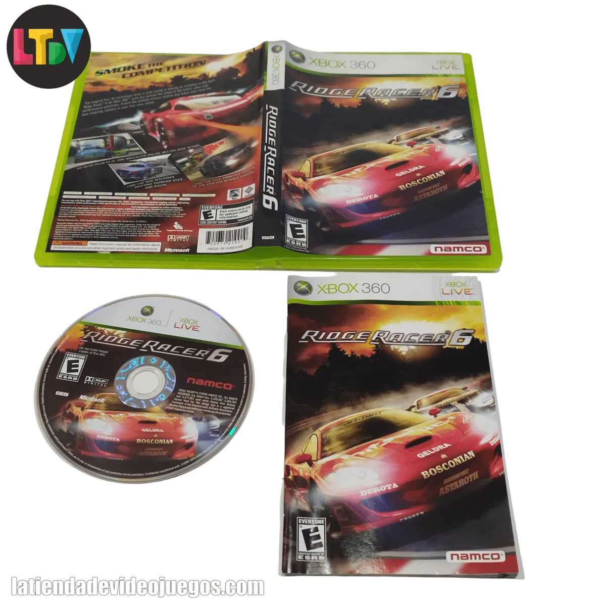 Círculo de rodamiento Petrificar cartucho ▷ Comprar Ridge Racer 6 Xbox 360 ✓ La Tienda De Videojuegos 👾