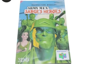 Manual Army Men Sarge's Heroes N64
