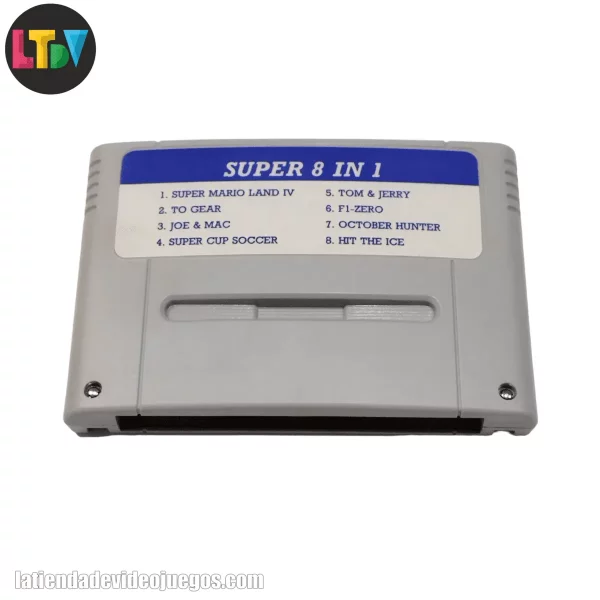 Super 8 in 1 SNES Super Nintendo