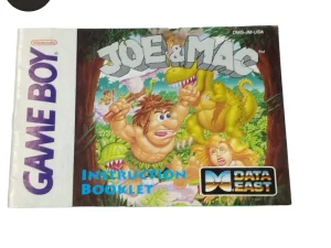 Manual Joe & Mac Game Boy