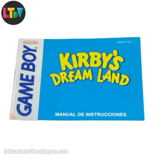 Manual Kirby's Dream Land Game Boy