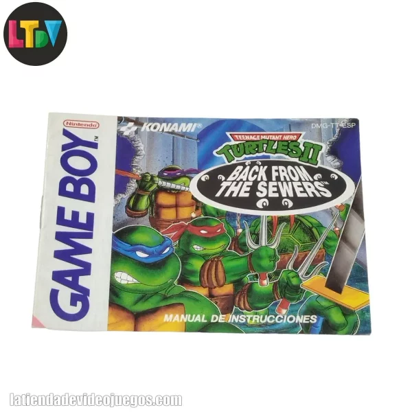 Manual Turtles 2 Game Boy