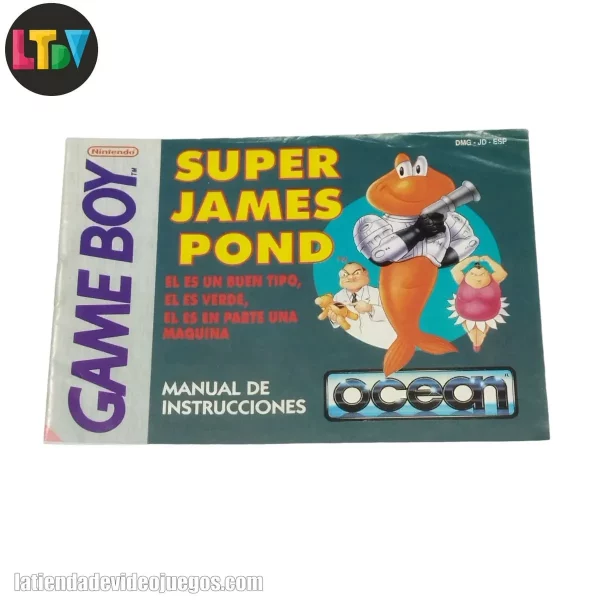 Manual Super James Pond Game Boy