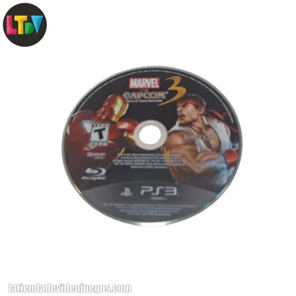 Disco Marvel vs Capcom 3 PS3