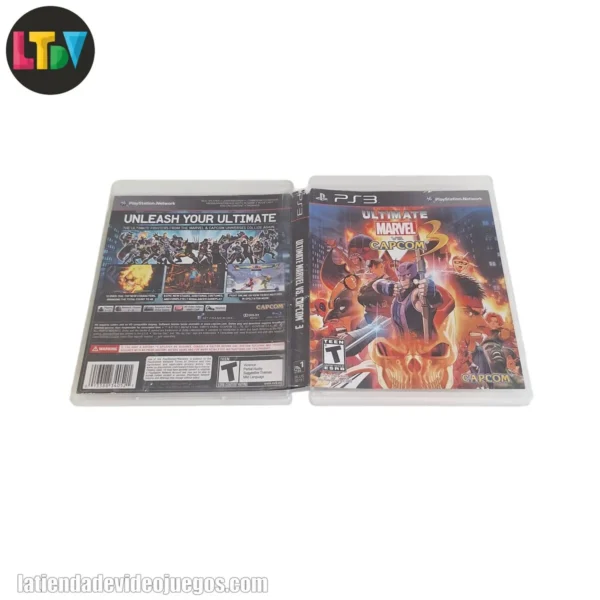 Caja Ultimate Marvel vs Capcom 3 PS3