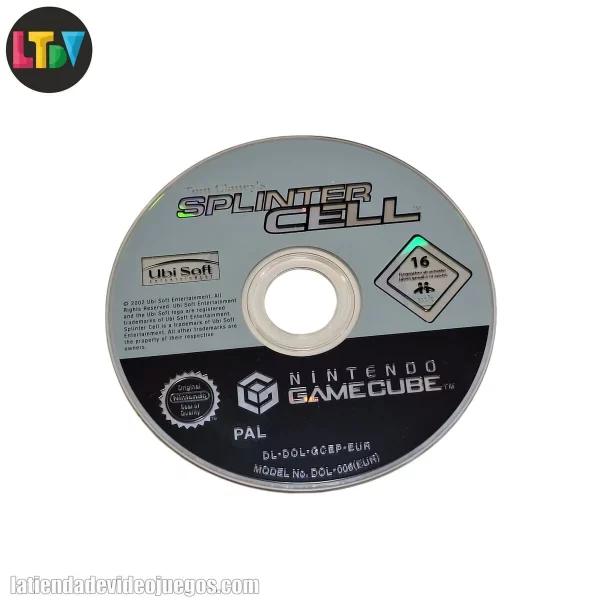 CD Splinter Cell Game Cube