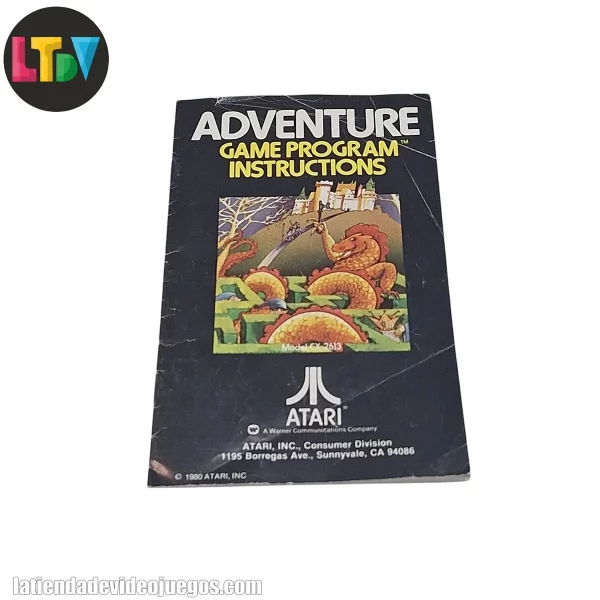 Manual Adventure Atari 2600