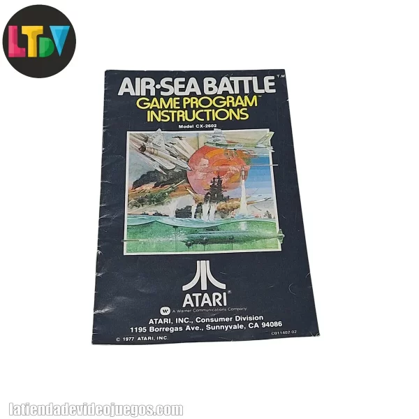 Manual Air-Sea Battle Atari 2600
