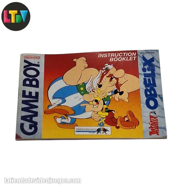 Manual Astérix Oblélix Game Boy