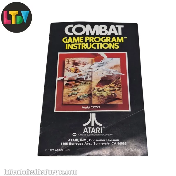 Manual Combat Atari 2600