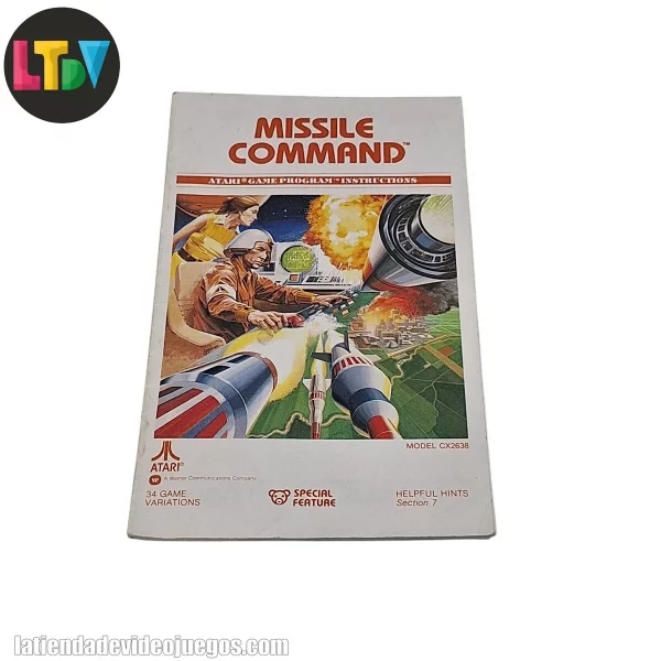 Manual Missile Command Atari 2600