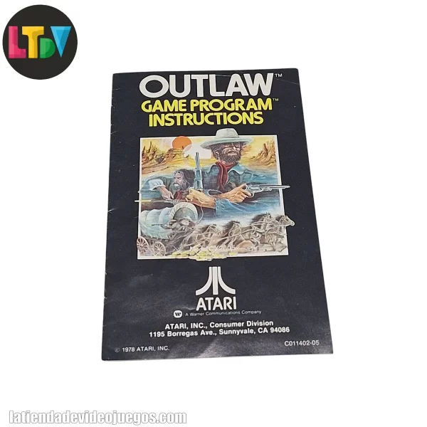 Manual Outlaw Atari 2600