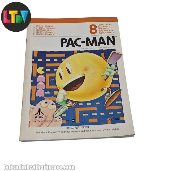 Manual Pac Man Atari 2600