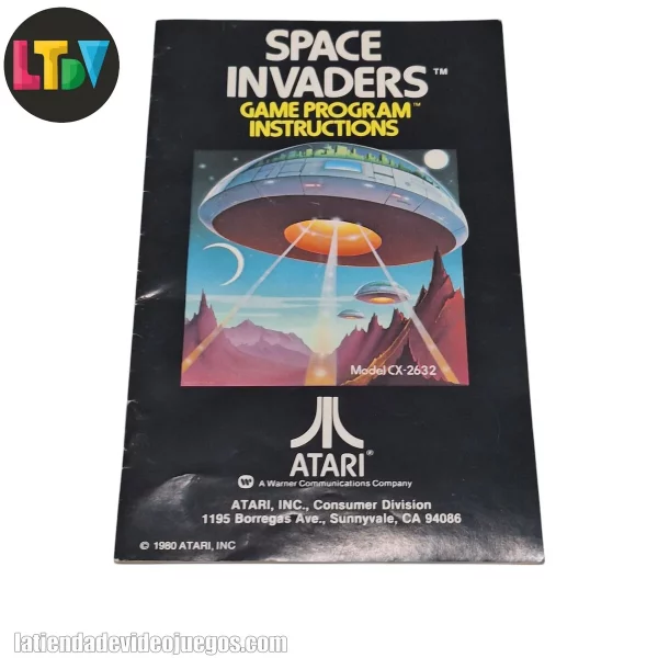 Manual Space Invaders Atari 2600