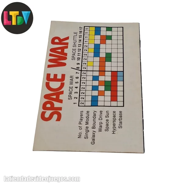 Manual Space War Atari 2600 - Imagen 2