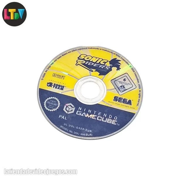 CD Sonic Riders GameCube
