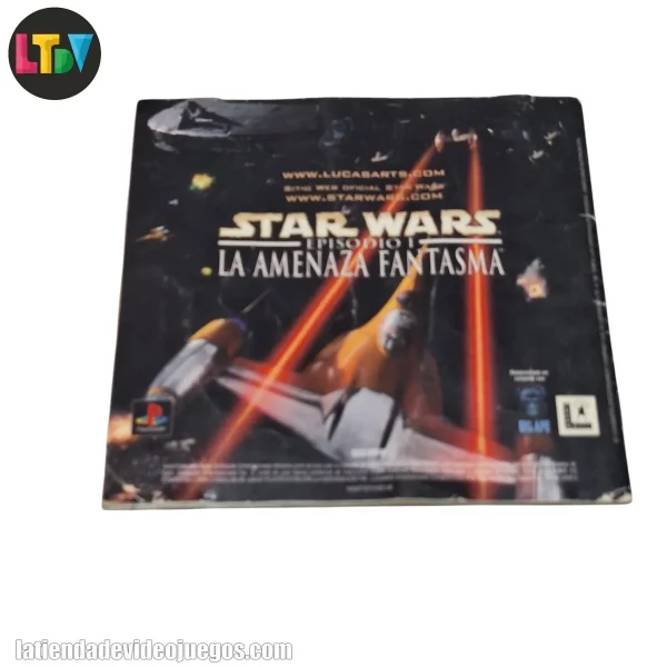 Manual Star Wars Episodio I PS1 - Imagen 2