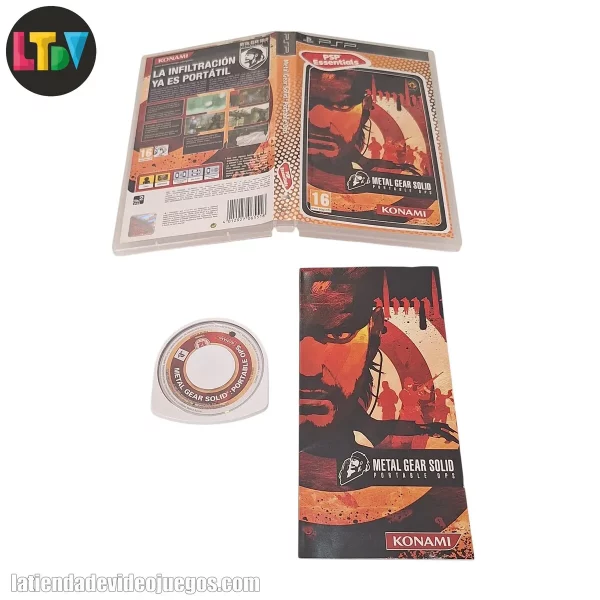 Metal Gear Solid Portable Ops PSP