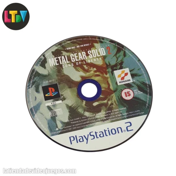 CD Demo Metal Gear Solid PS2