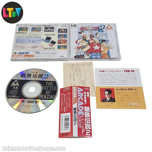 Fatal Fury 2 PC Engine CD Rom