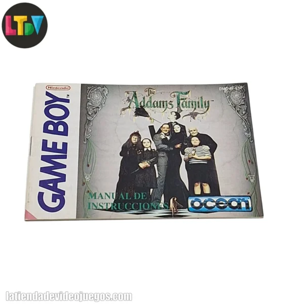 Manual Addams Family Game Boy