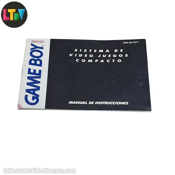 Manual consola Game Boy