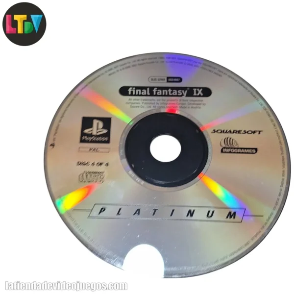 CD Final Fantasy IX PS1