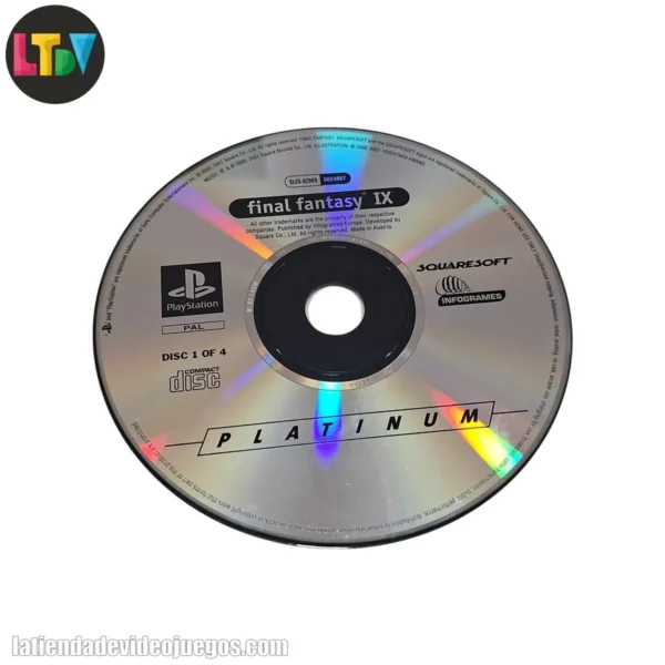 CD Final Fantasy IX PS1