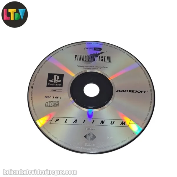 CD Final Fantasy VII PS1